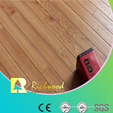 Plancher stratifié à rainure en V de Hickory de relief de 12mm E0 HDF AC4